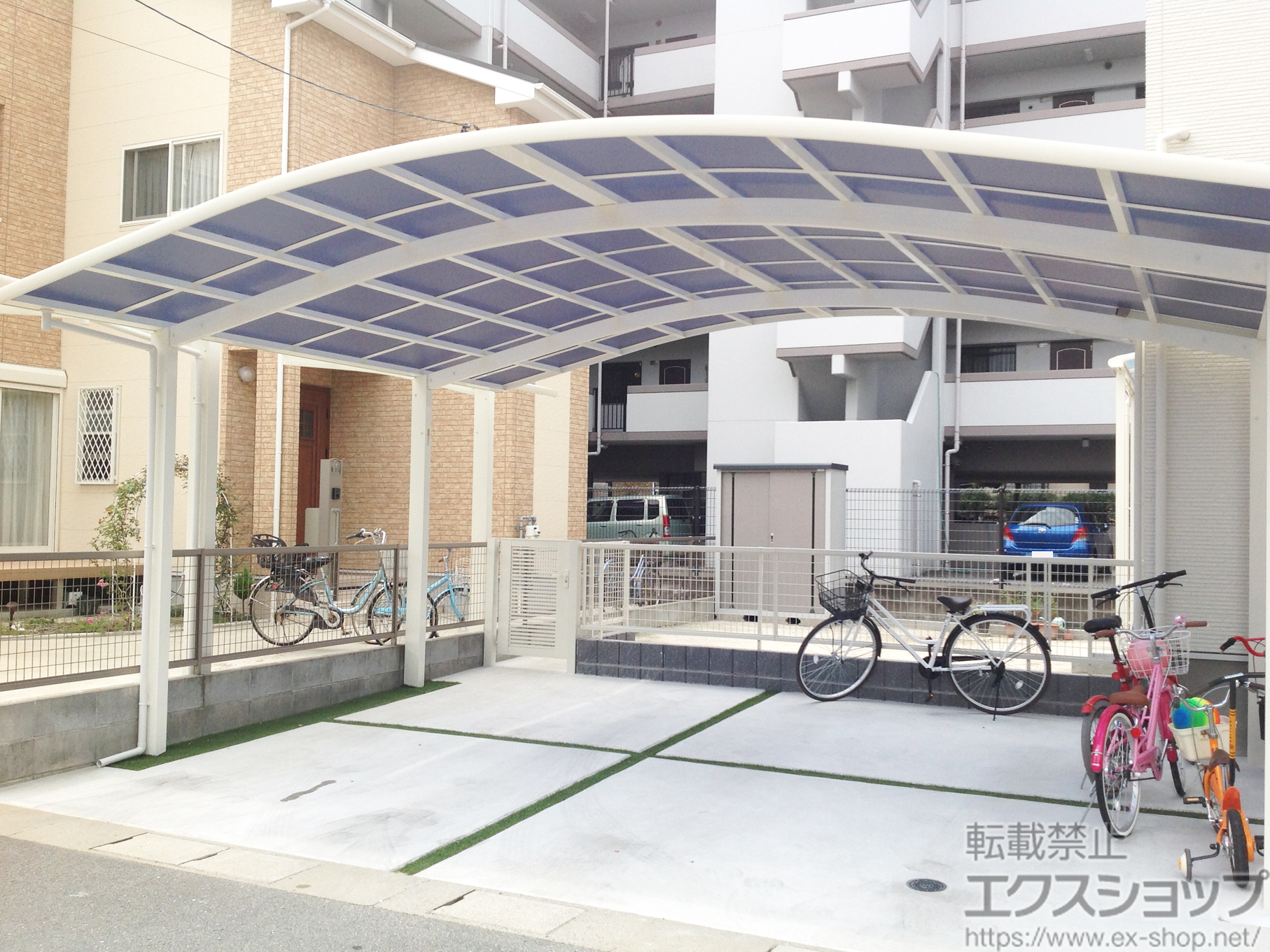 福岡県福岡市ののカーポート レイナツインポートグラン　積雪〜20cm対応 施工例