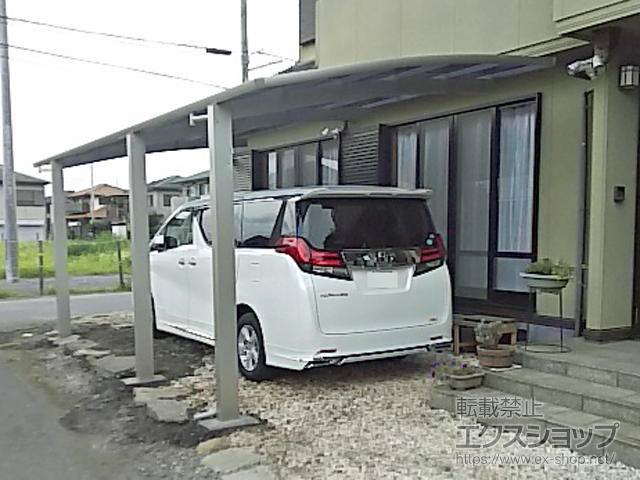埼玉県飯能市ののカーポート レイナポートグラン 延長　積雪〜20cm対応 施工例