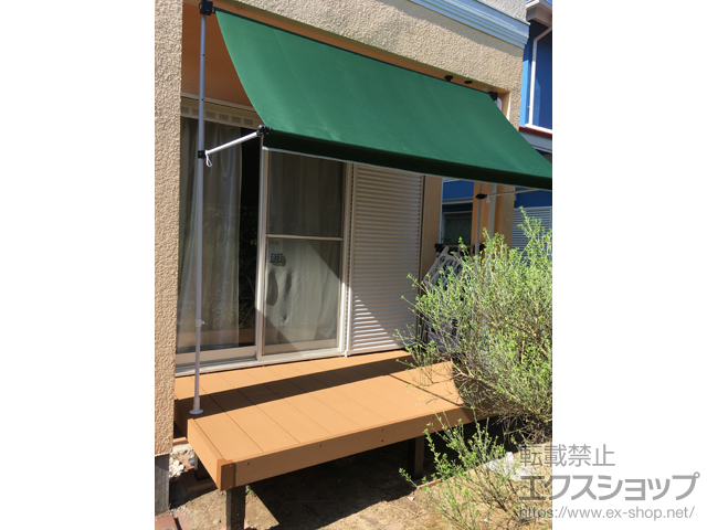 兵庫県三木市ののウッドデッキ マージウッドデッキ 施工例