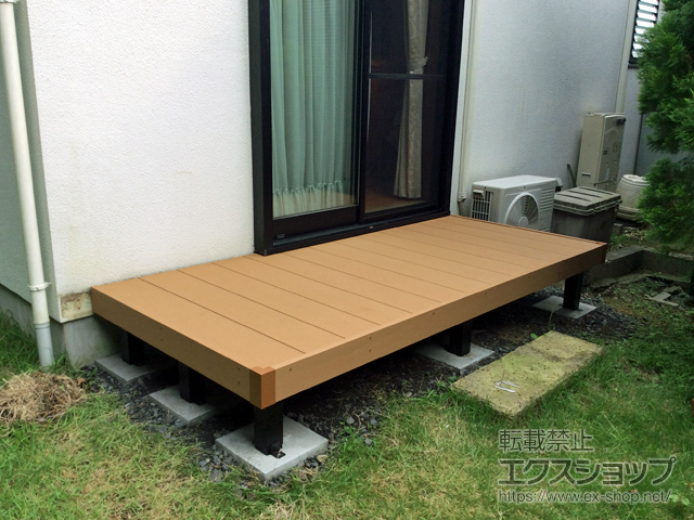 神奈川県鎌倉市ののウッドデッキ マージウッドデッキ 施工例