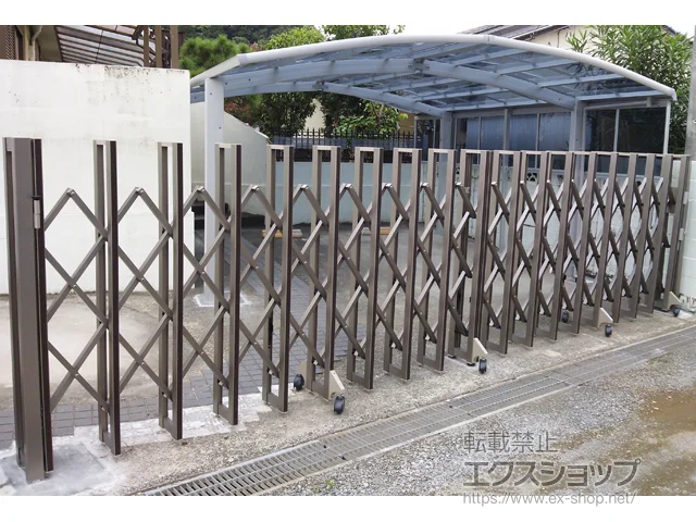 �_�ސ쌧�쑫���s��LIXIL ���N�V��(TOEX)�̃J�[�Q�[�g �O�����V���C��C�^�C�v �m�����[�� �ЊJ�� �}�e���A���J���[ 600S �{�H��