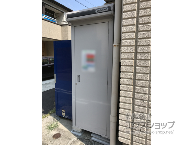 神奈川県川崎市のの物置・屋外倉庫 エルモ 一般型 820×1520×2120 LMD-0815-CB 施工例