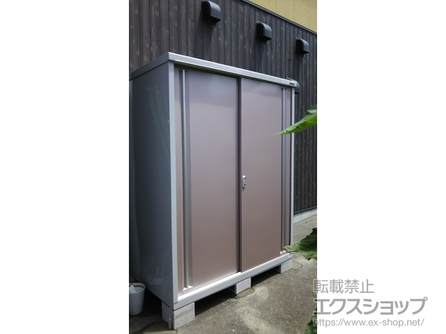 大阪府交野市のの物置・屋外倉庫 シンプリー 一般型 (MJX-159E-AR ) 施工例