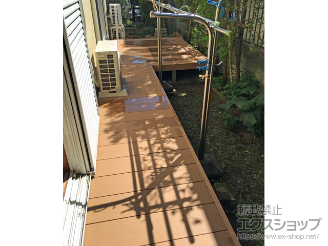 東京都町田市ののウッドデッキ リウッドデッキ 200 施工例