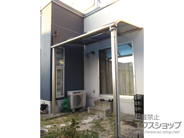 長崎県佐世保市ののテラス屋根 ヴェクターテラス R型 テラスタイプ 単体 積雪〜20cm対応 施工例