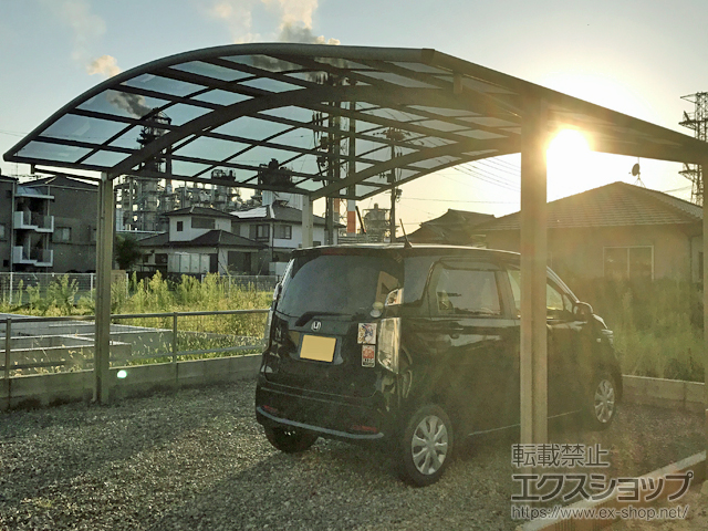 熊本県八代市ののカーポート レイナツインポートグラン　積雪〜20cm対応 施工例