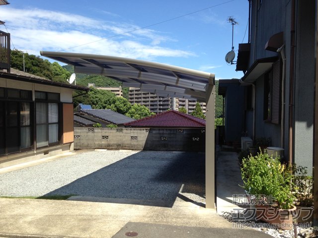 長崎県長崎市ののカーポート レイナポートグラン 縦連棟　積雪〜20cm対応 施工例