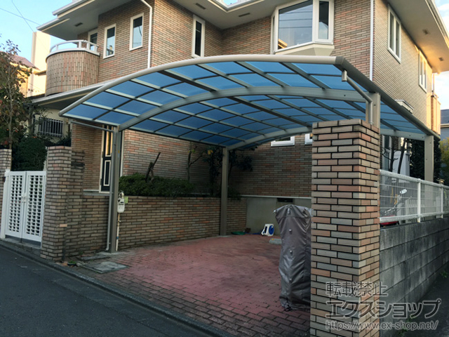 神奈川県川崎市ののカーポート レイナツインポートグラン　積雪〜20cm対応 施工例