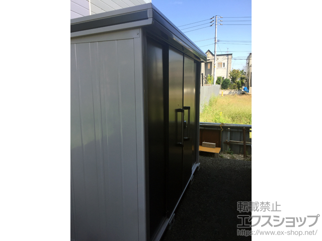北海道札幌市のの物置・屋外倉庫 エルモ 積雪型 2570×1170×2121 LMDS-2511-SM 施工例