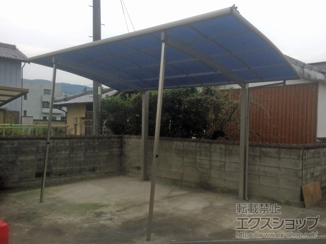 徳島県美馬市ののカーポート プレシオスポート 積雪〜20cm対応 施工例