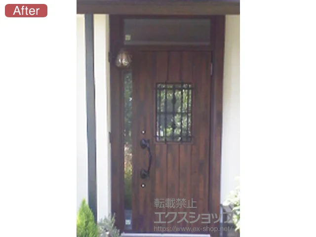 ��ʌ����Ԏs��LIXIL ���N�V���i�g�X�e���j�̌��փh�A ���V�F���gII �f�MK4�d�l �Б��d�l(�����}�t)R C43�^ �{�H��