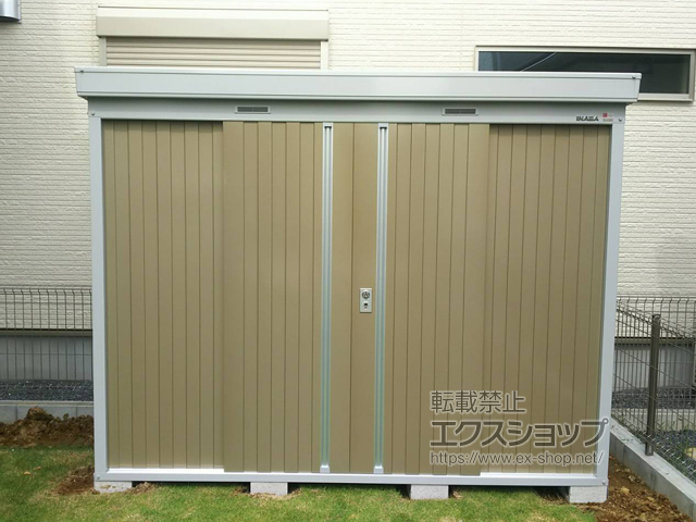 千葉県市原市のの物置・屋外倉庫 ネクスタ 一般型 2630×950×2020 NXN-26S-MB 施工例
