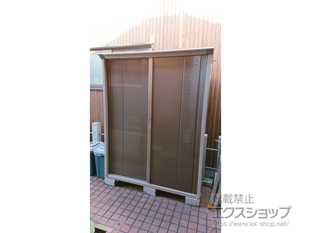 岐阜県岐阜市のの物置・屋外倉庫 グランプレステージジャンプ 1488×530×1900 GP-155A-T-CB 施工例