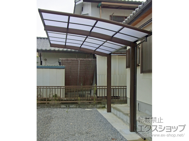 滋賀県近江八幡市ののカーポート プレシオスポート 積雪〜20cm対応 施工例