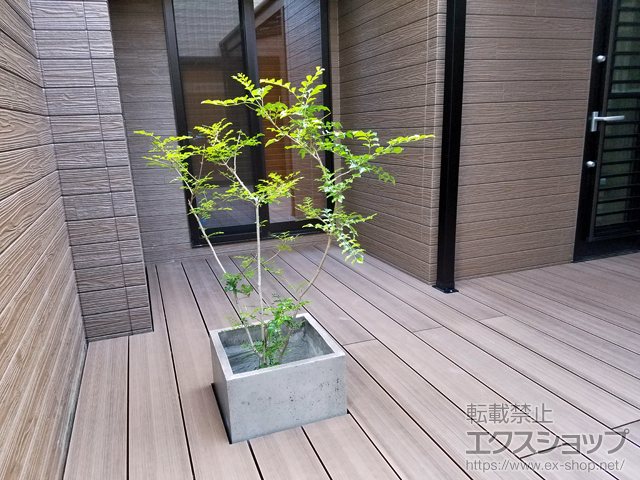 富山県富山市ののテラス屋根 スピーネ F型 3000 テラスタイプ 単体 積雪〜100cm対応 施工例