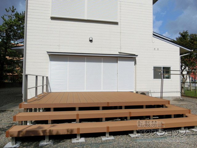 千葉県夷隅郡御宿町ののウッドデッキ リウッドデッキ 200 施工例