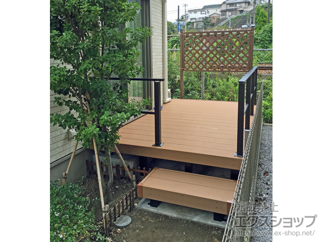 神奈川県横浜市ののウッドデッキ リウッドデッキ 200 施工例