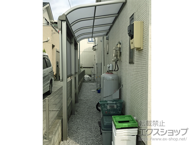 東京都あきる野市ののテラス屋根 ヴェクターテラス R型 テラスタイプ 単体 積雪〜20cm対応 施工例