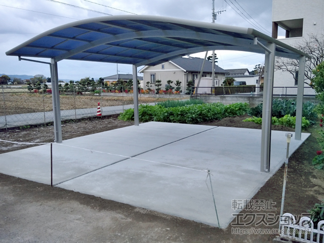 熊本県熊本市ののカーポート レイナツインポートグラン　積雪〜20cm対応 施工例