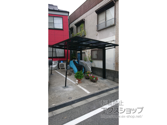 東京都練馬区ののカーポート エフルージュグラン　積雪〜20cm対応 施工例