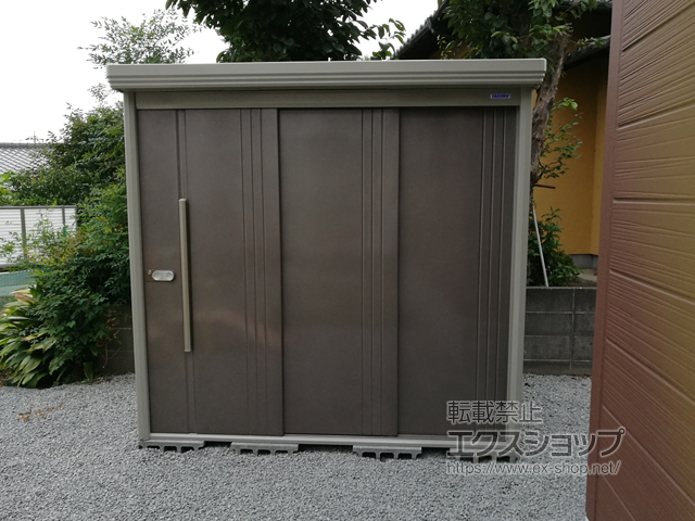 静岡県沼津市のの物置・屋外倉庫 Mr.ストックマンダンディ 一般型 2200×1406×2110 ND-2214-B 施工例