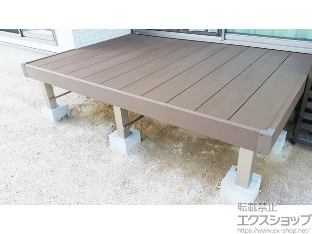 山口県下関市ののウッドデッキ リウッドデッキ 200 施工例