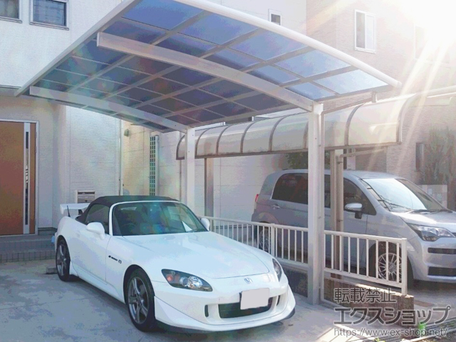 栃木県宇都宮市ののカーポート レイナポートグラン　積雪〜20cm対応 施工例