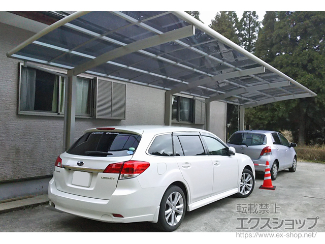 熊本県上益城郡山都町ののカーポート レイナポートグラン 縦連棟 ※1　積雪〜20cm対応 施工例