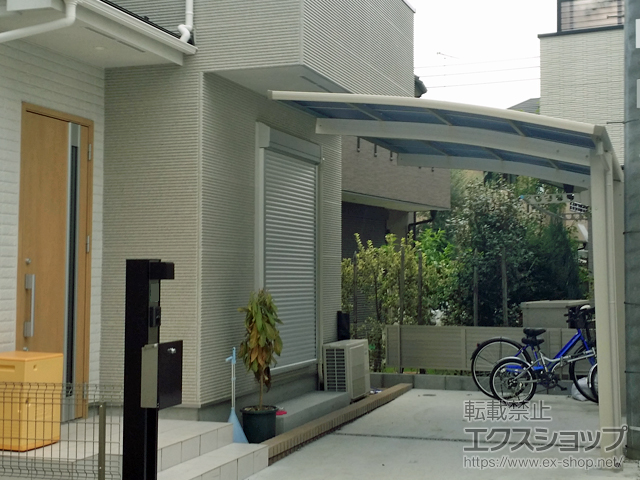 東京都小平市ののカーポート プレシオスポート 積雪〜20cm対応 施工例