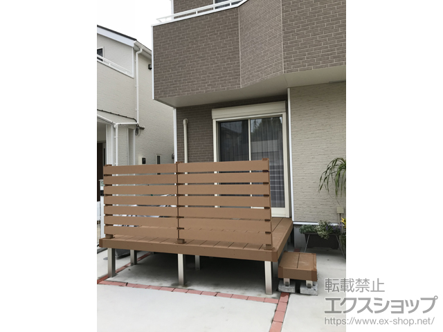 神奈川県藤沢市ののウッドデッキ リウッドデッキ 200 施工例