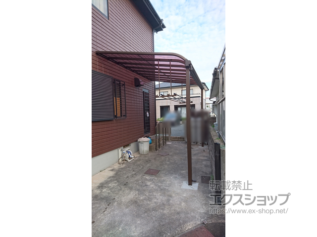 福岡県北九州市ののテラス屋根 ヴェクターテラス R型 テラスタイプ 単体 積雪〜20cm対応 施工例