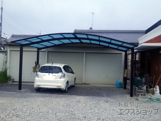 兵庫県三田市ののカーポート レイナツインポートグラン　積雪〜20cm対応 施工例