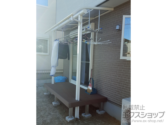 愛知県一宮市ののウッドデッキ マージウッドデッキ 施工例