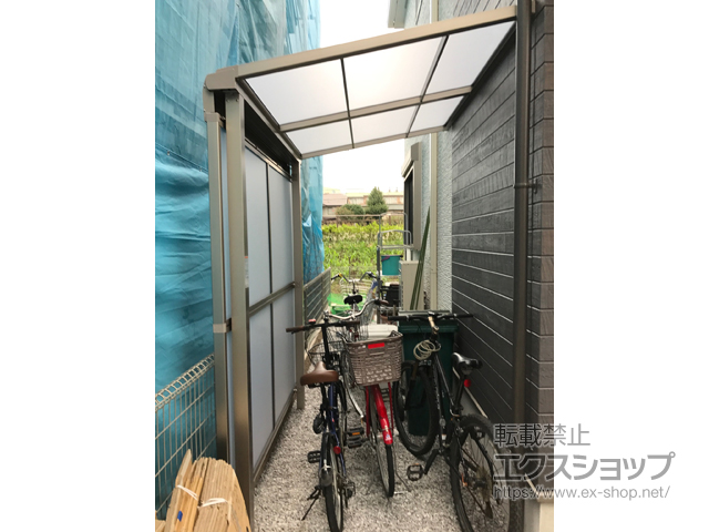 東京都世田谷区ののテラス屋根 スピーネ F型 テラスタイプ 単体 積雪〜20cm対応 施工例