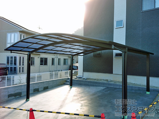山口県山口市ののカーポート レイナツインポートグラン　積雪〜20cm対応 施工例