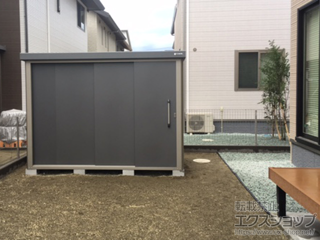 宮城県仙台市のの物置・屋外倉庫 エスケーエイト SK8S-130 多雪型(SK8S-130-GK) 施工例