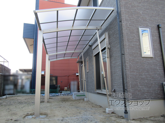 香川県観音寺市ののカーポート レイナポートグラン 延長　積雪〜20cm対応 施工例