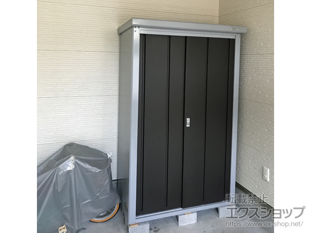 大阪府大阪市のの物置・屋外倉庫 ロータス LS-1105 一般型 1120×500×1800 LS-1105-CB 施工例