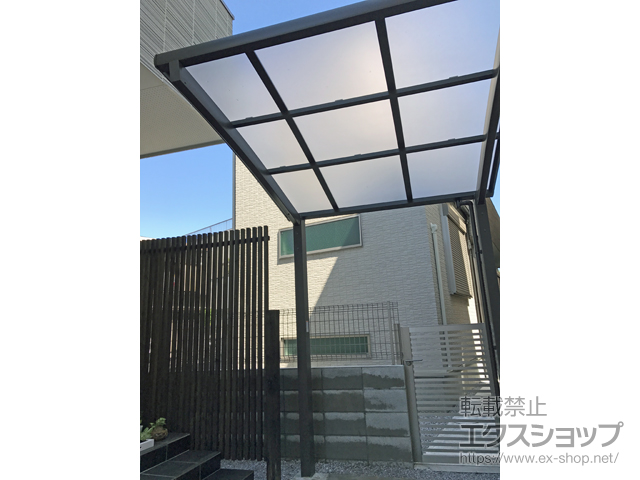 東京都足立区ののサイクルポート・駐輪場 ネスカRミニ (ラウンドスタイル) 積雪〜20cm対応 施工例