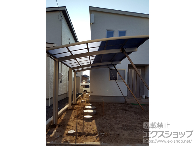 愛媛県伊予郡松前町ののカーポート レイナポートグラン 延長　積雪〜20cm対応 施工例