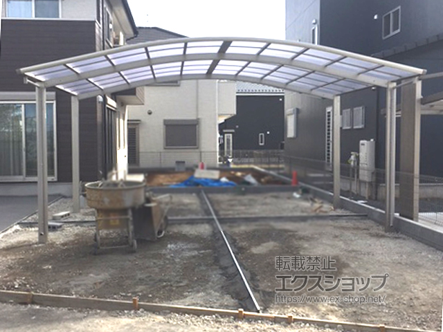 茨城県つくばみらい市ののカーポート レイナツインポートグラン　積雪〜20cm対応 施工例
