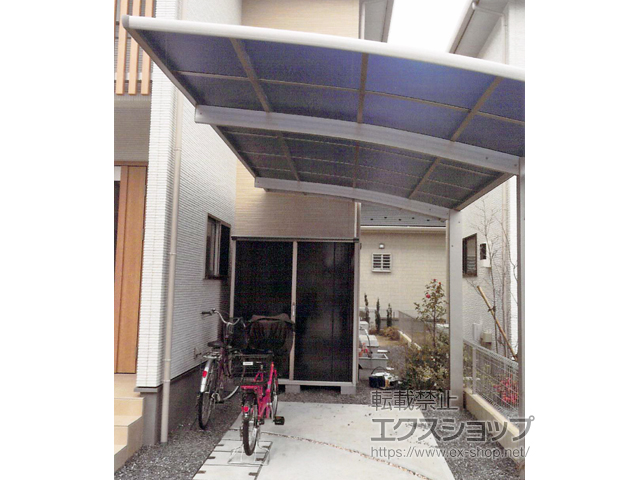 茨城県守谷市ののカーポート プレシオスポート 積雪〜20cm対応 施工例