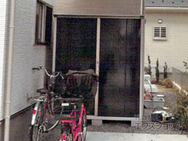 茨城県守谷市のの物置・屋外倉庫 グランプレステージジャンプ 1695×750×1900 GP-177A-T-CK 施工例