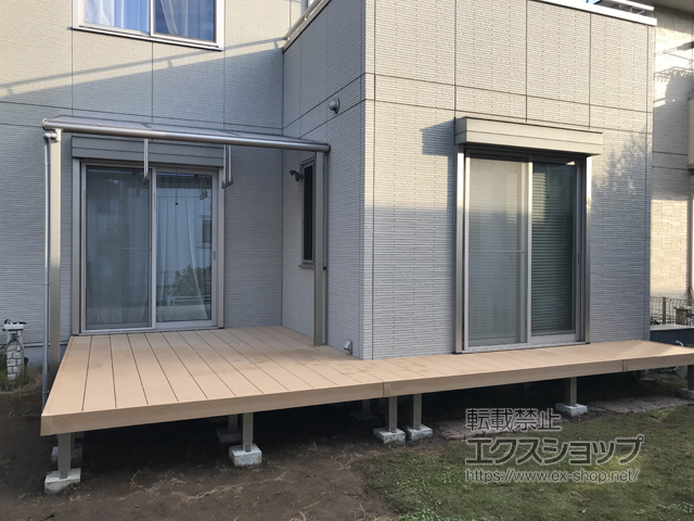 栃木県佐野市ののウッドデッキ リウッドデッキ 200 施工例