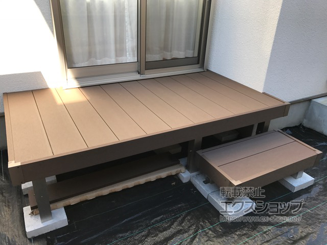 埼玉県さいたま市ののウッドデッキ リウッドデッキ 200 施工例