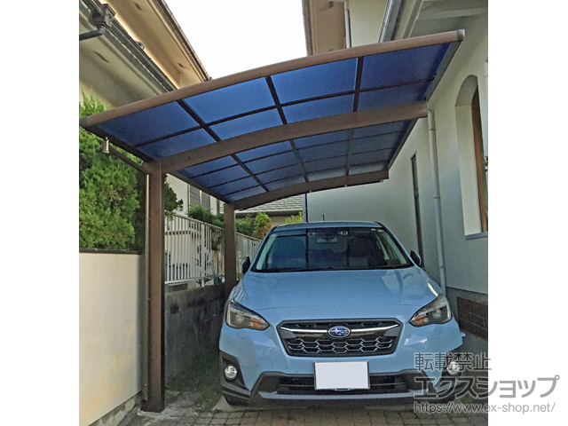 広島県広島市ののカーポート プレシオスポート 積雪〜20cm対応 施工例