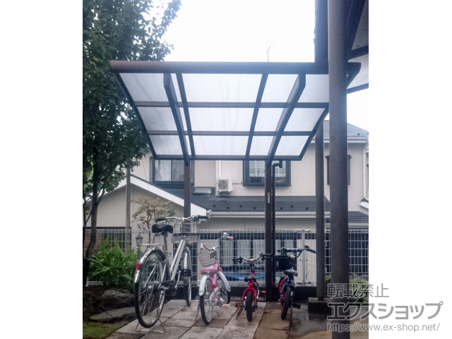 東京都町田市ののサイクルポート・駐輪場 プレシオスポート ミニ 積雪〜20cm対応 施工例