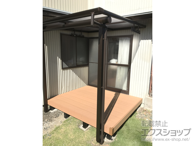 愛知県豊橋市ののウッドデッキ リウッドデッキ 200 施工例