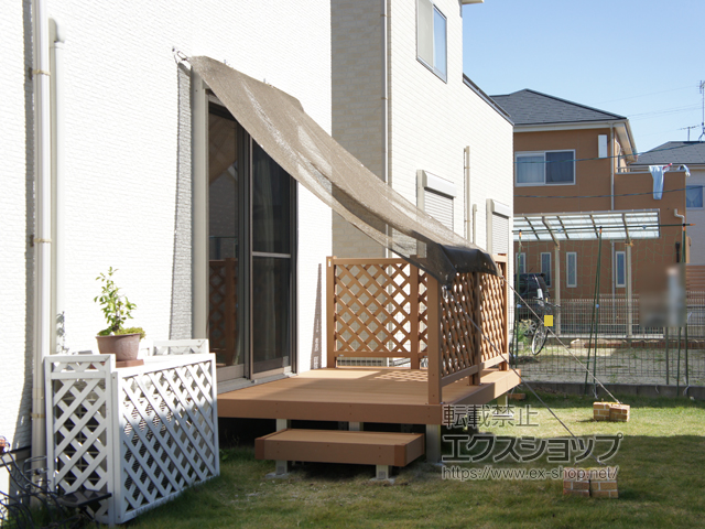 福岡県小郡市ののウッドデッキ マージウッドデッキ 施工例