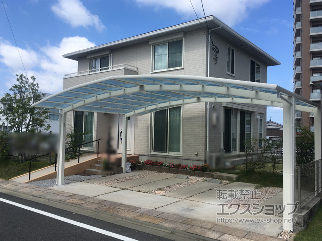 福岡県北九州市ののカーポート レイナトリプルポートグラン　積雪〜20cm対応 施工例